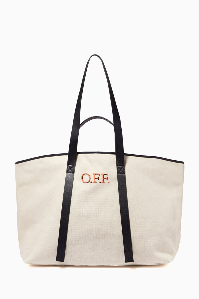 

Commercial Tote Bag in Canvas, Neutral