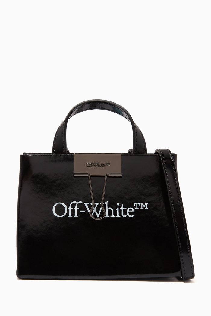 

Logo Baby Box Bag in Leather, Black