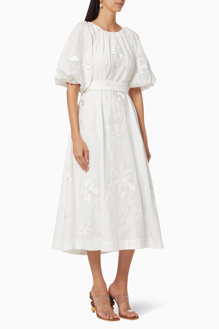 

Dreamscape Floral Maxi Dress, Neutral