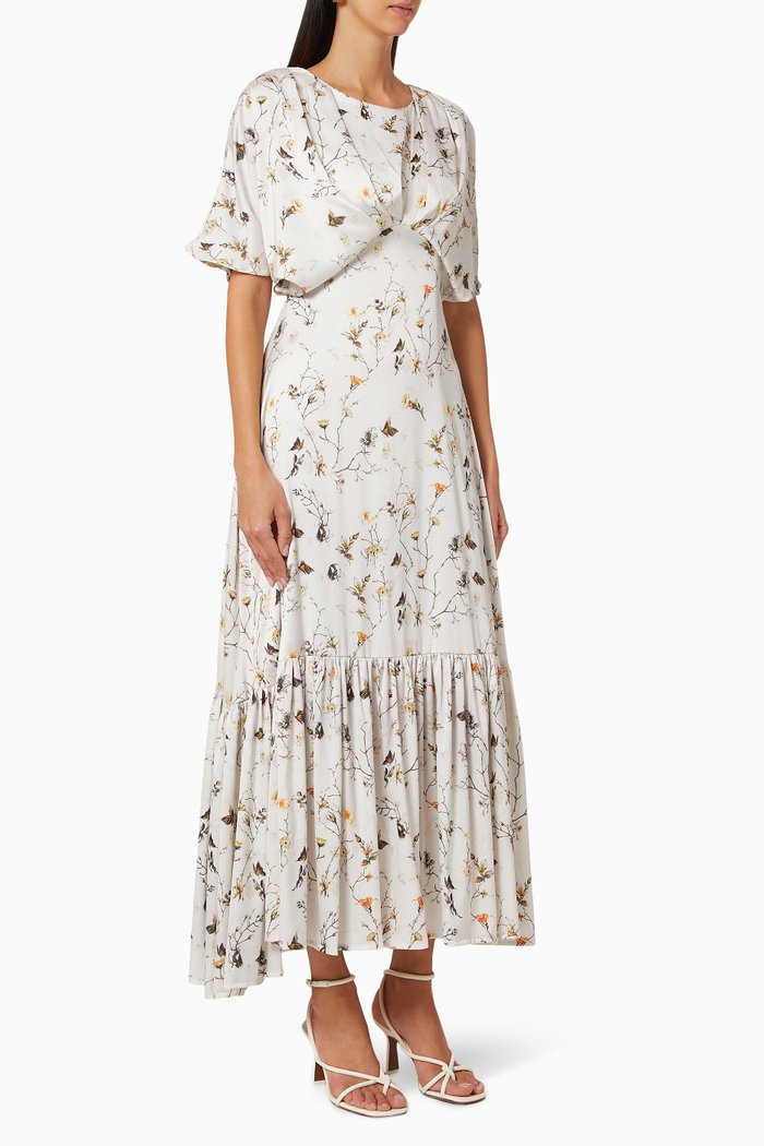 

Bird Print Dress, Multicolour