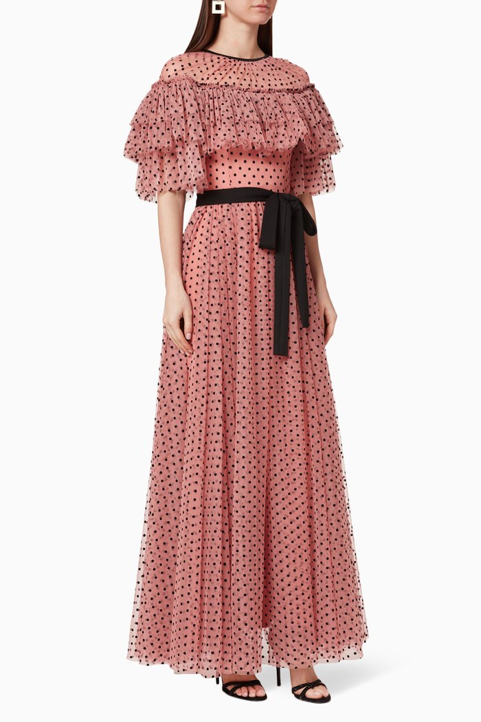 

Frill Tulle Dress, Pink