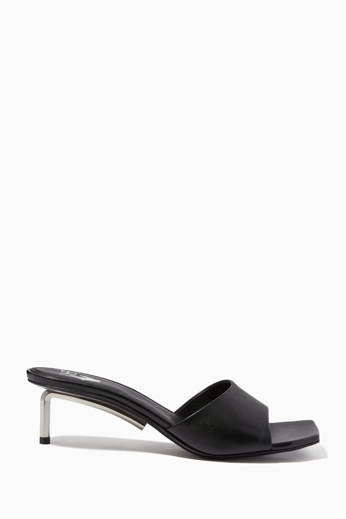 

Allen Mules in Leather, Black