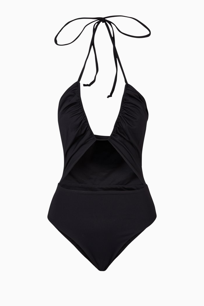 

Elevated Essentials One-Piece Swimsuit, Black
