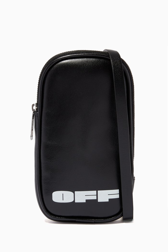 

iPhone Holder Pouch in Leather, Black