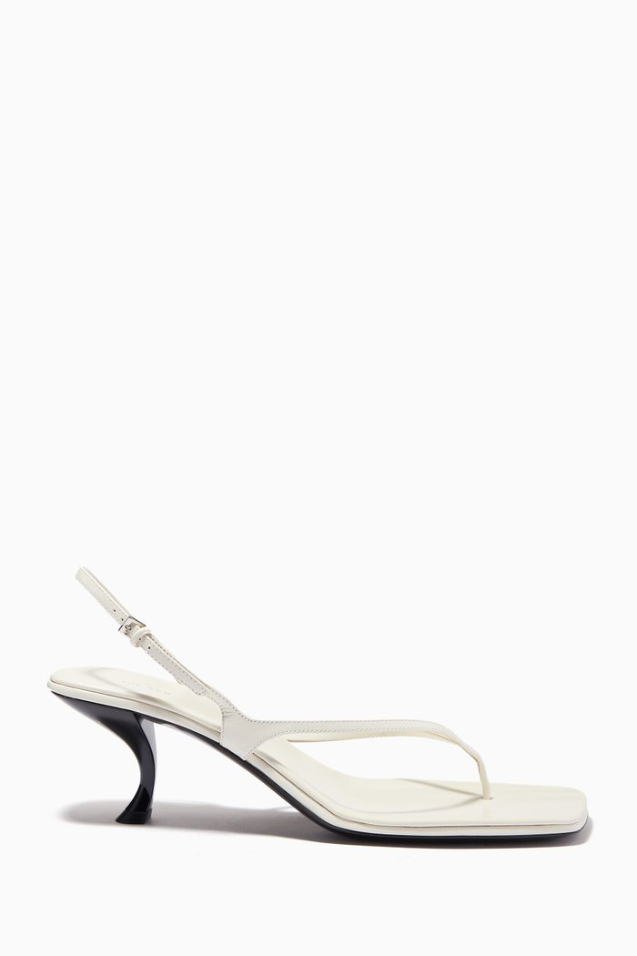 

Constance Sandals in Leather, White