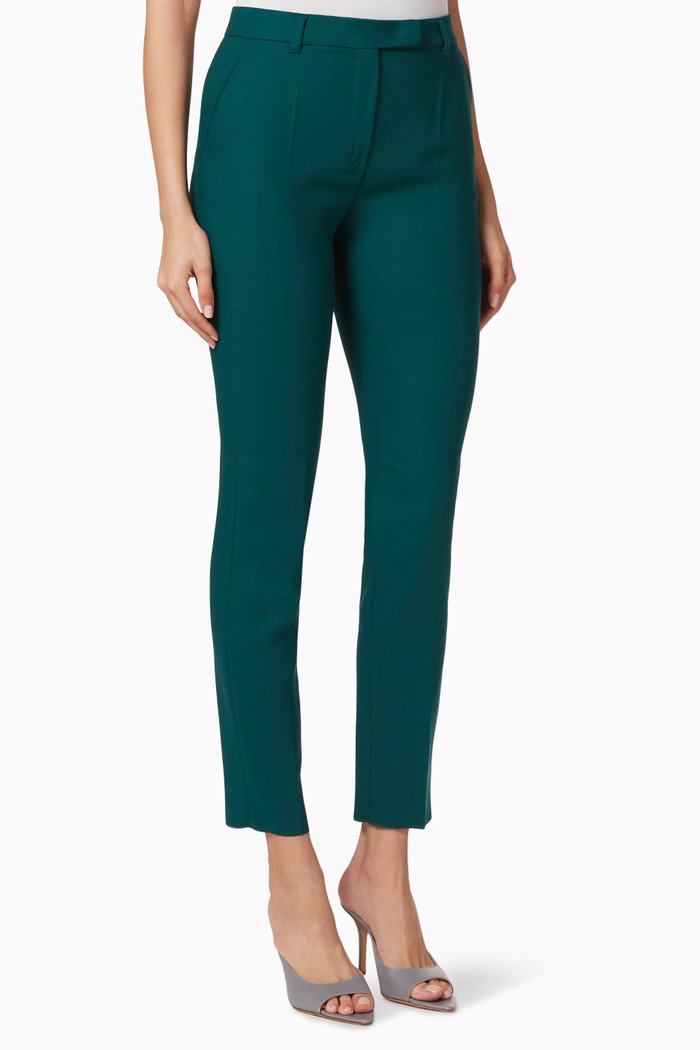 

Alma Wool Canvas Pants, Green