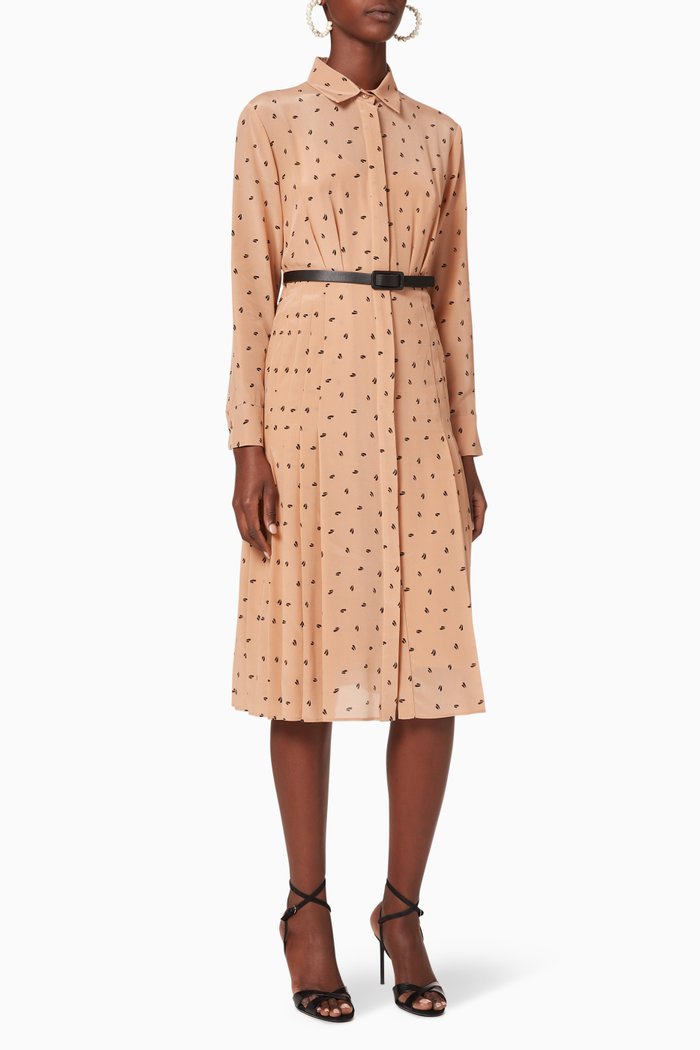 

Ural Silk Crepe De Chine Dress, Pink