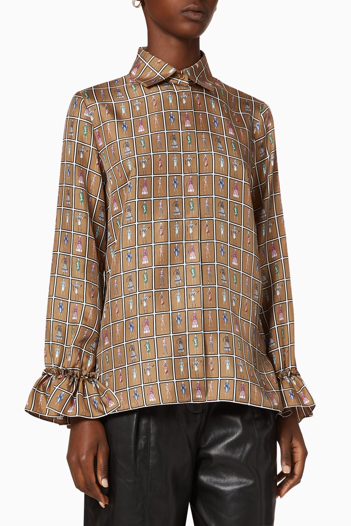 

Ubaldo Silk Shirt, Neutral