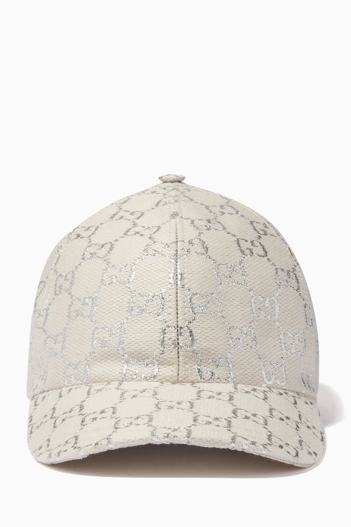 

Baseball Cap in GG Lamé, Black