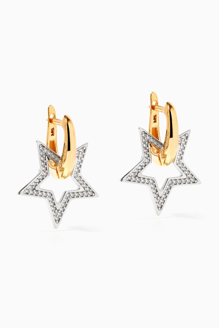 

Seeing Stars Earrings in 24k Gold Plated Sterling Silver