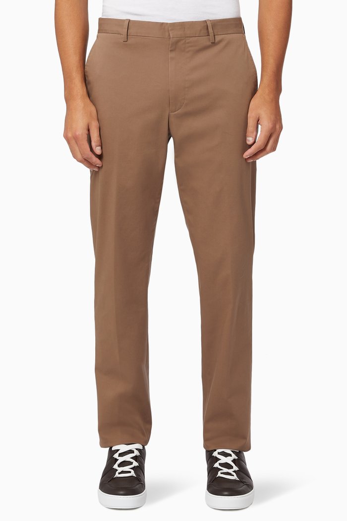 

Stretch Cotton Pants, Neutral