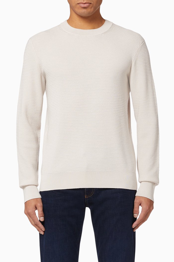 

High Performance Wool Knit Crewneck, Neutral