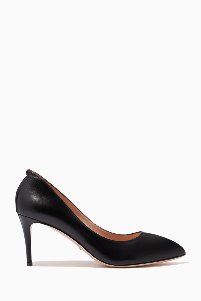 Electra Pumps in Leather, Black
