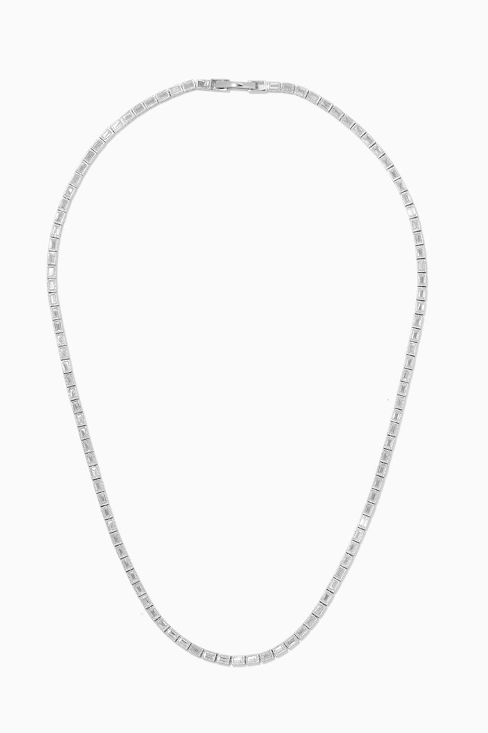 

Tennis Necklace in Sterling Silver