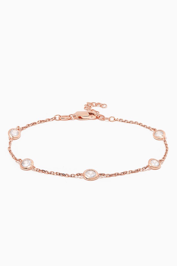 

Existence Bracelet in Sterling Silver, Rose gold