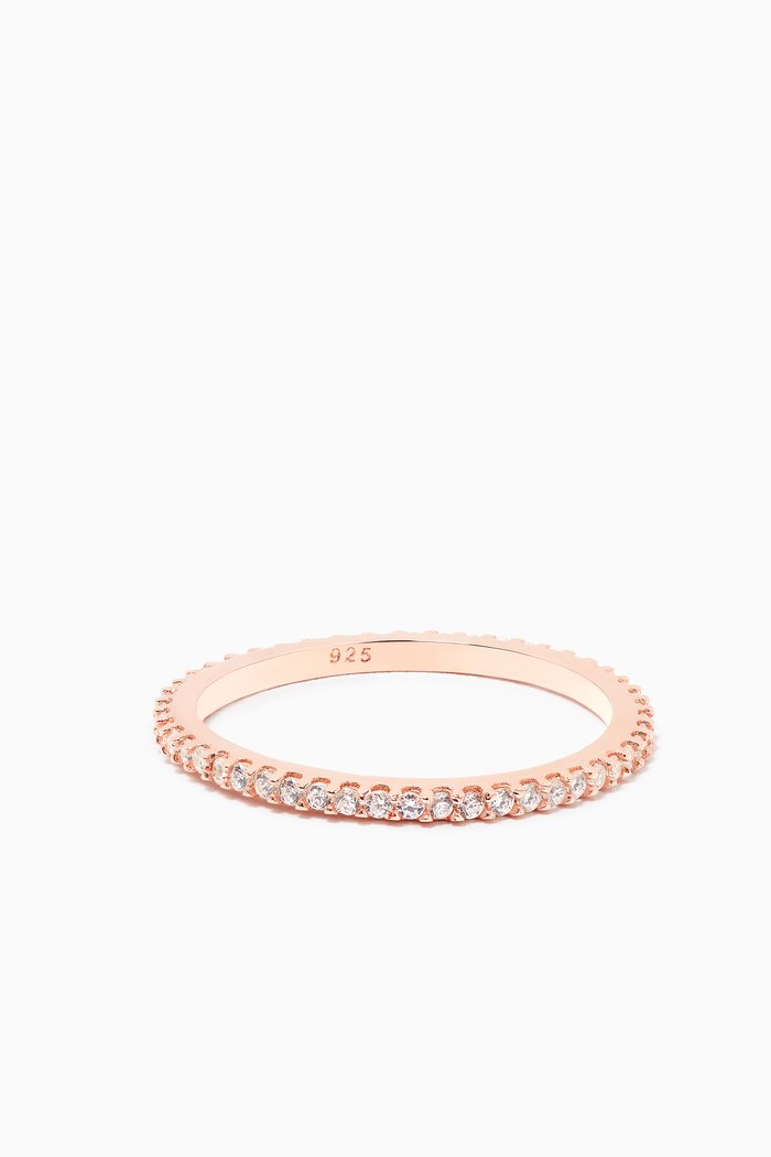 

Cutest Crystals Ring in Sterling Silver, Rose gold