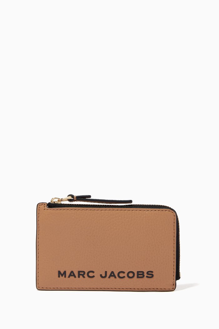 

Small Bold Wallet in Leather, Neutral