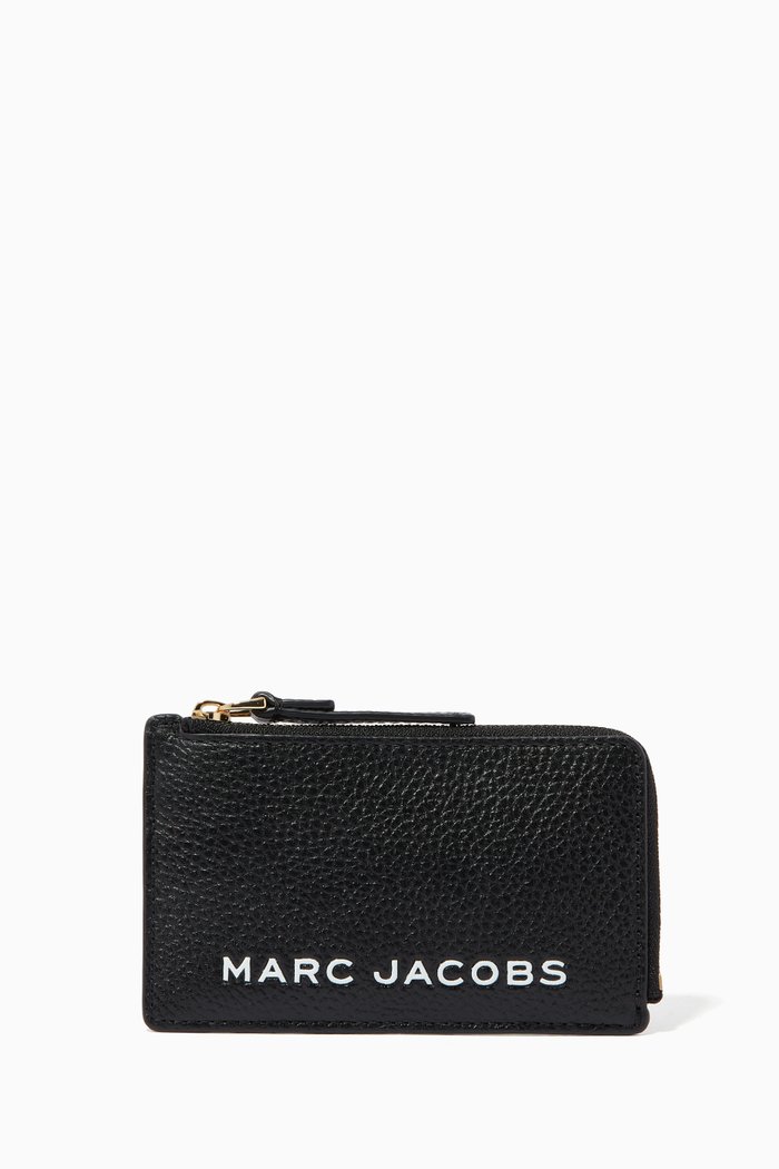 

Small Bold Wallet in Leather, Black