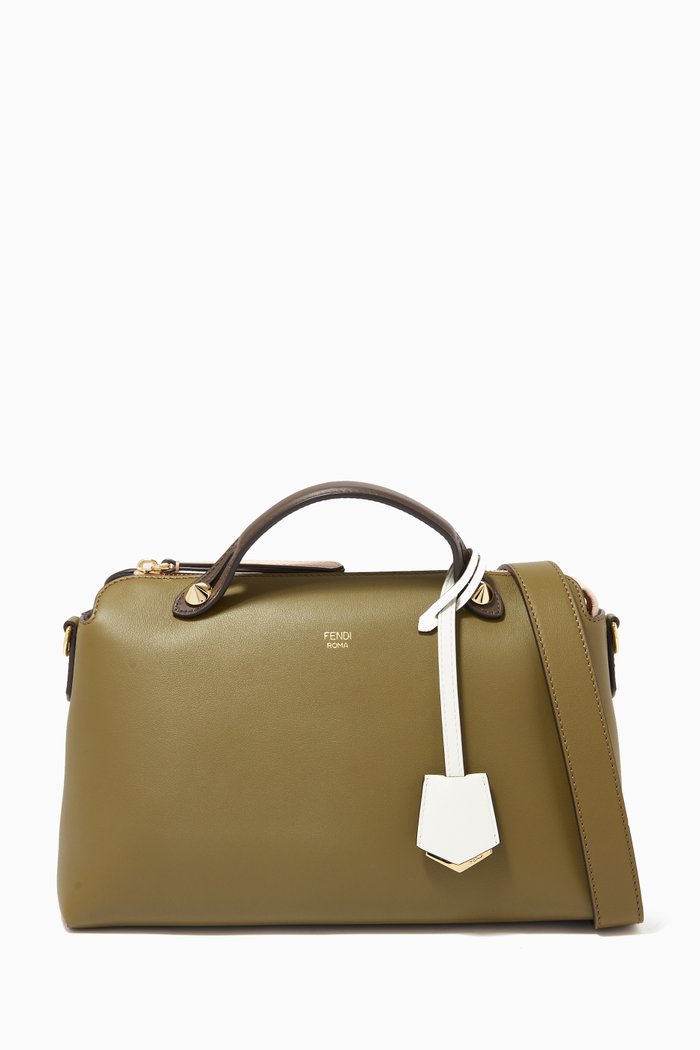 

Medium By The Way Boston Shoulder Bag in Leather, Green