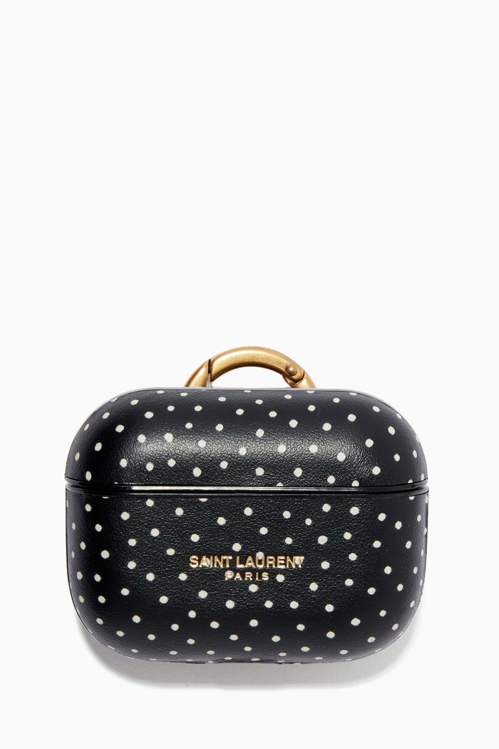 

AirPods Pro Case in Dotted Leather, Black