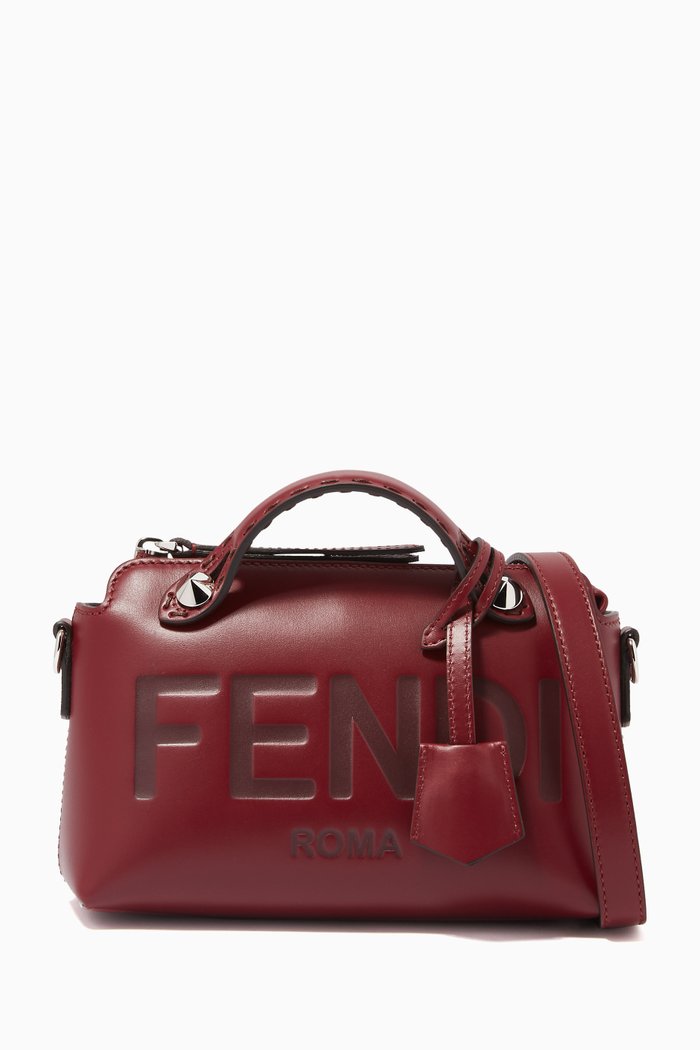 

Mini By The Way Shoulder Bag in Leather, Burgundy