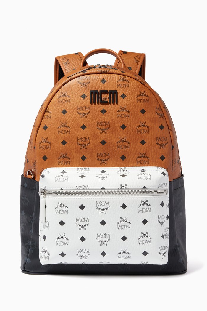 

Stark Backpack in Colour-Block Visetos, Brown