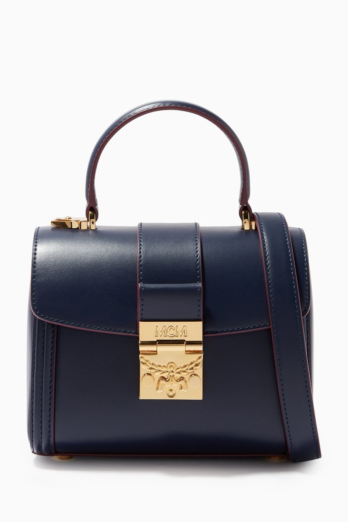 

Small Tracy Satchel in Nappa, Blue