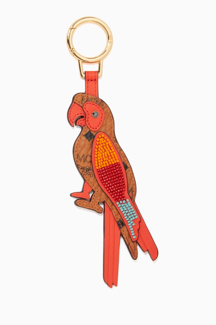 

Zoo 2D Parrot Charm in Visetos, Brown