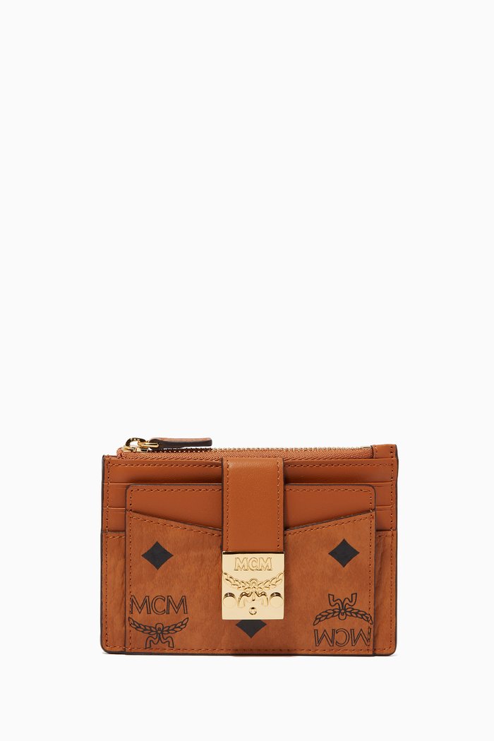 

Mini Patricia Card Case in Visetos, Brown