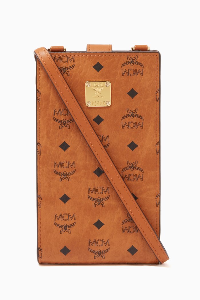 

Multifunction Phone Case in Visetos, Brown