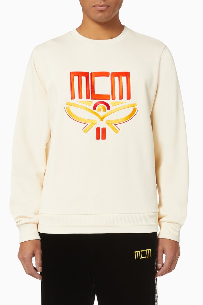 

Geo Laurel Sweatshirt, Neutral