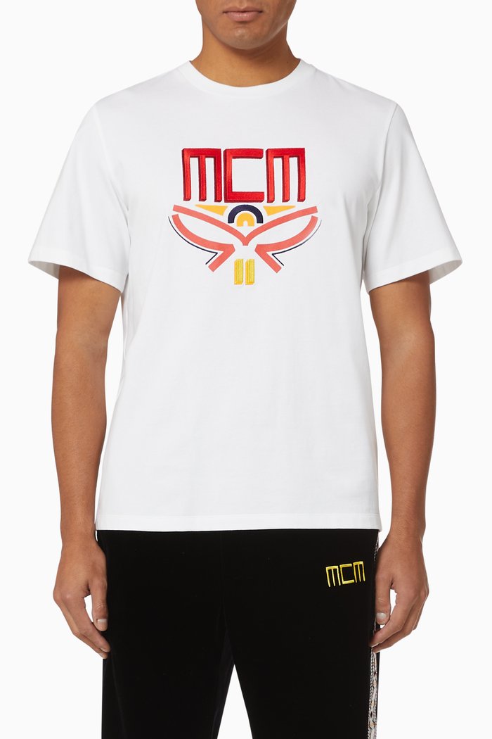 

Geo Laurel T-shirt, White