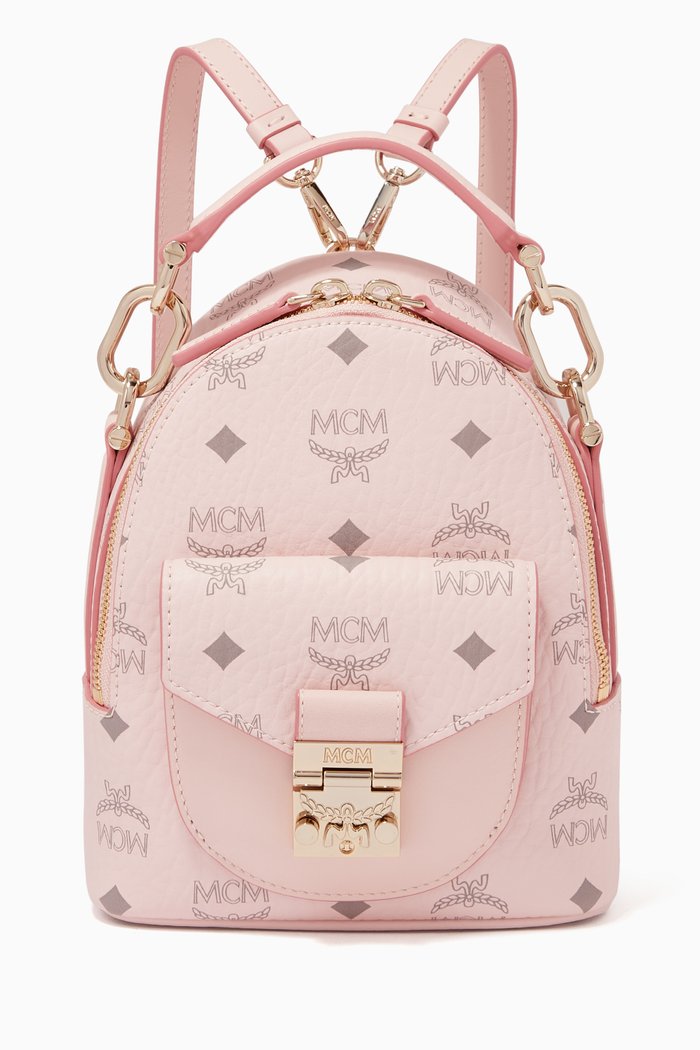 

X-Mini Patricia Convertible Backpack in Visetos, Pink