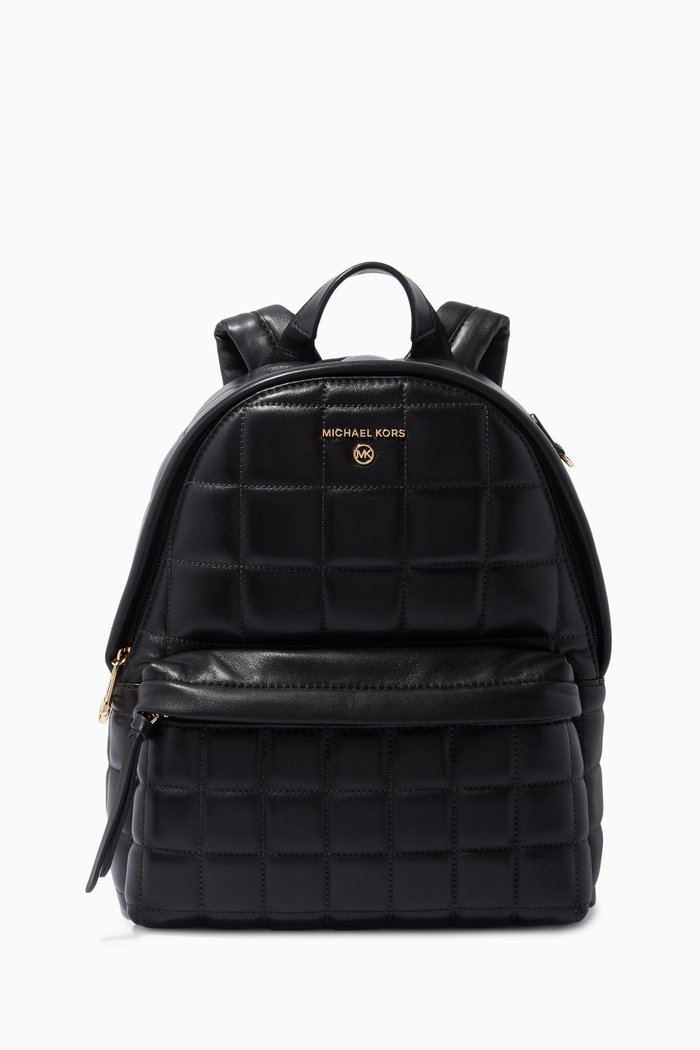 

Medium Slater Backpack in Quilted Leather, Black