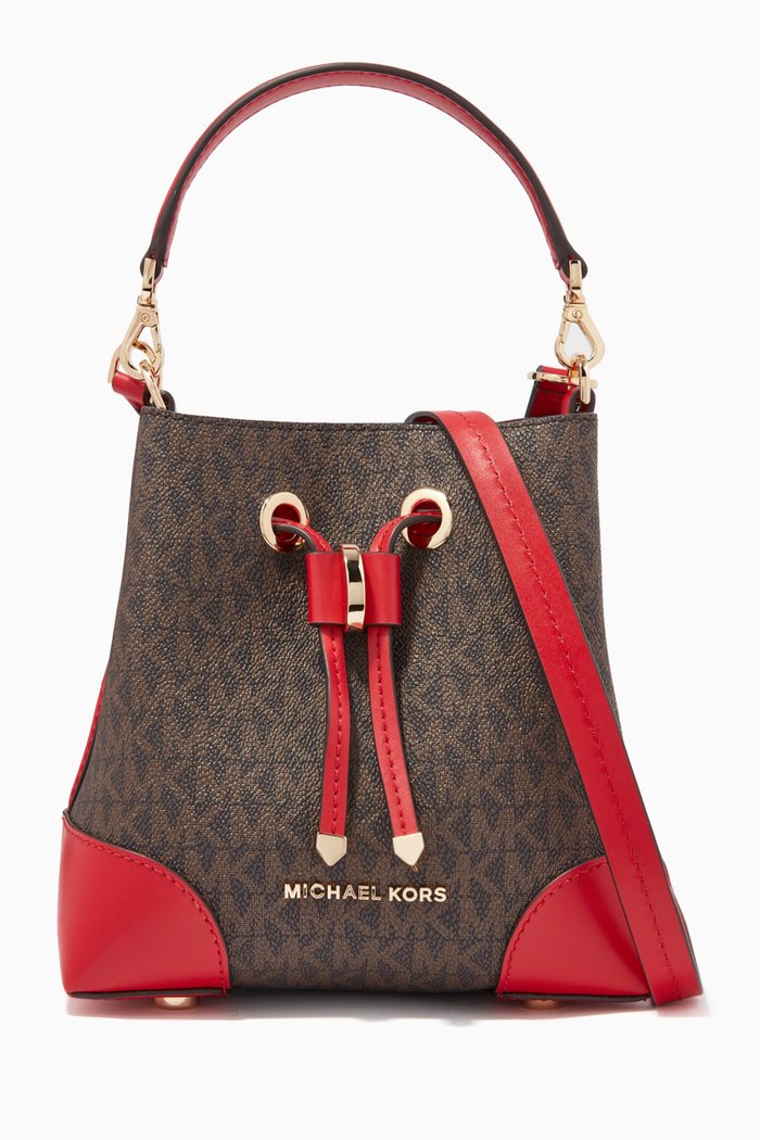 

Extra Small Mercer Gallery Crossbody Bag in Logo Canvas & Leather, Neutral