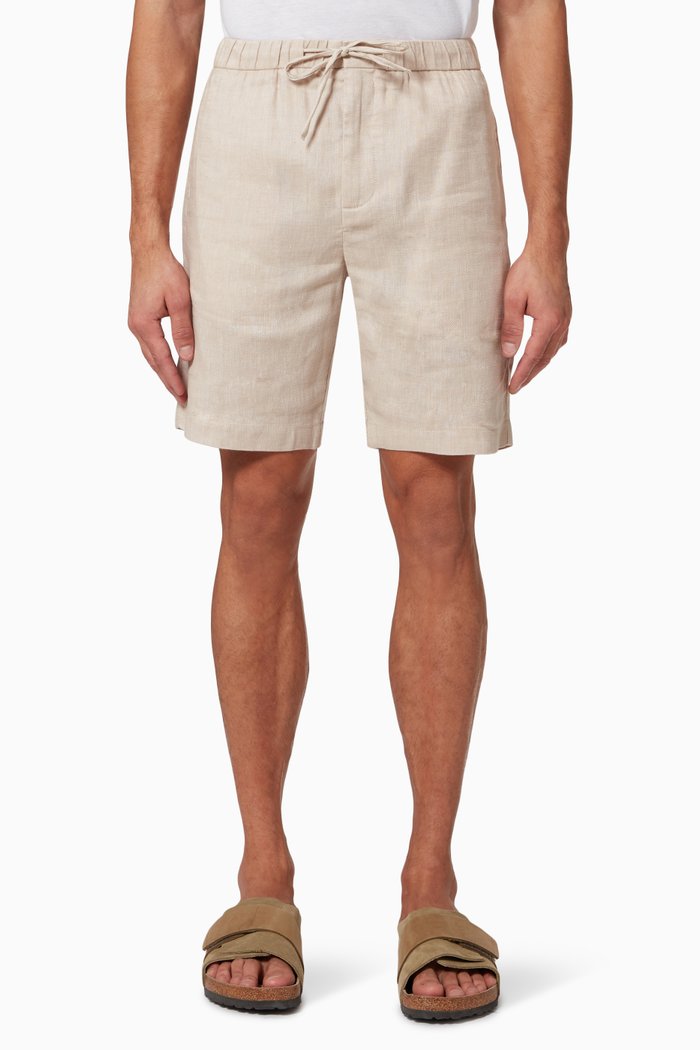 

Felipe Sport Shorts in Linen, Neutral