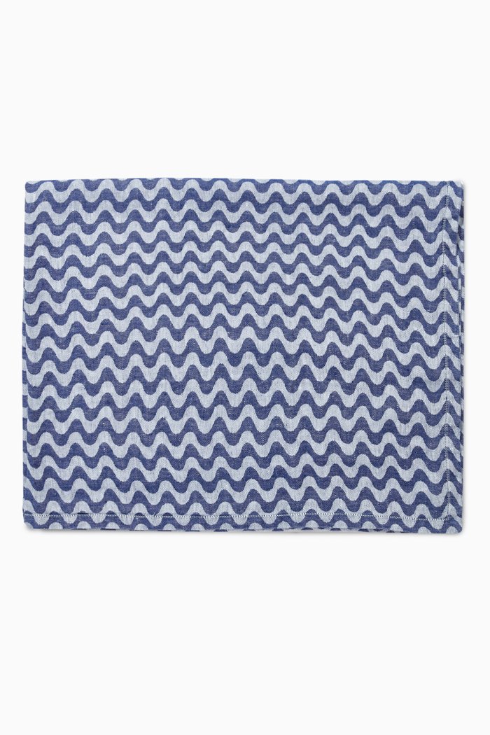 

Copacabana Jacquard Print Beach Towel, Blue