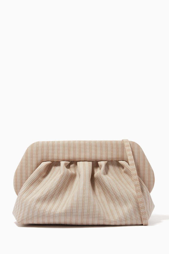 

Bios Braid Pouch in Nappa Vegan Leather, White