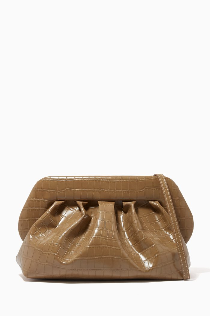 

Bios Pouch in Croc Vegan Leather, Neutral