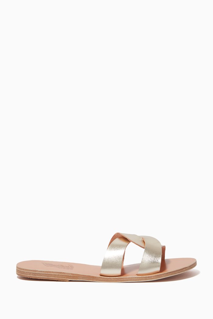 

Desmos Sandals in Vachetta Leather, Gold