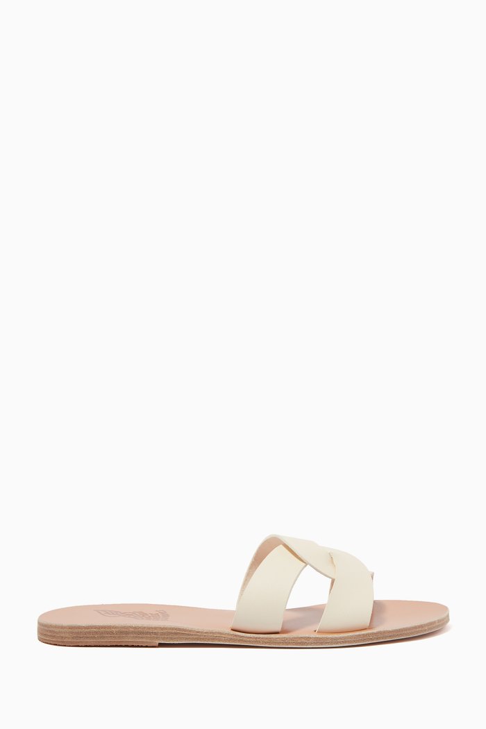 

Desmos Sandals in Vachetta Leather, White