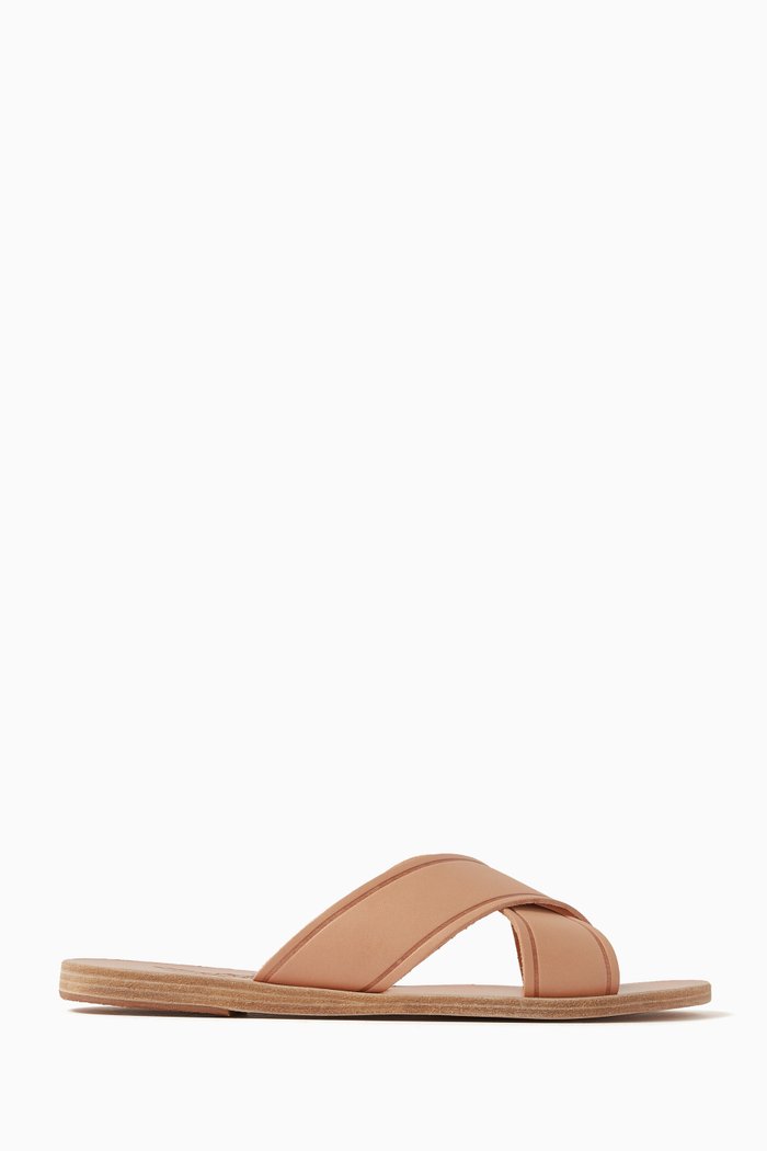

Thais Sandals in Vachetta Leather, Brown