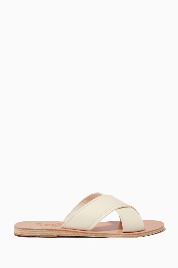 

Thais Sandals in Vachetta Leather, White