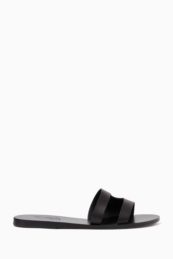

Ieria Sandals in Leather, Black