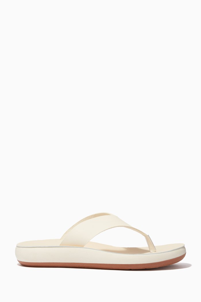 

Chary's Flip-Flops in Leather, Neutral