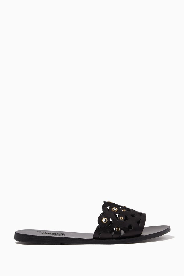 

Maistros Mirrors Sandals in Leather, Black