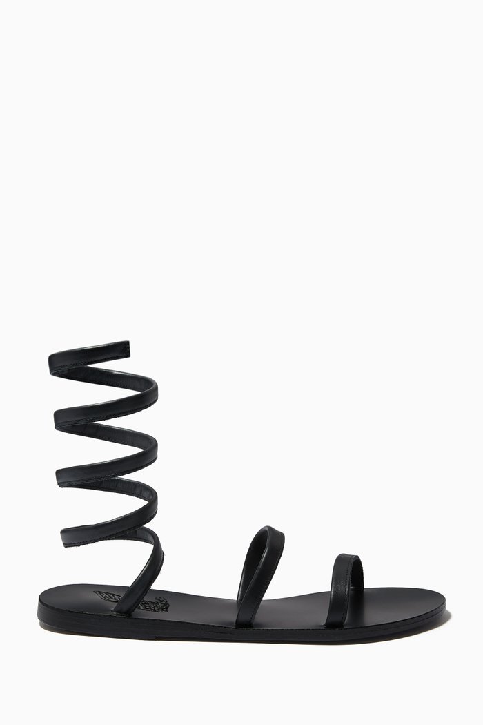 

Ofis Sandals in Leather, Black