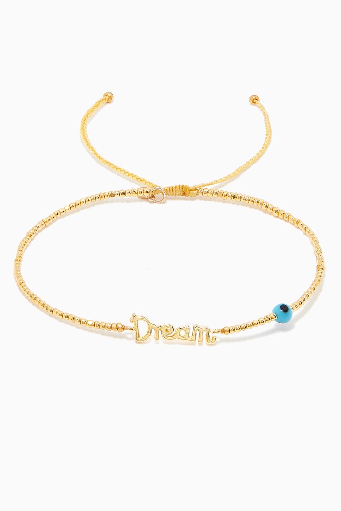 

"Dream" Bracelet in Gold Plating, Blue