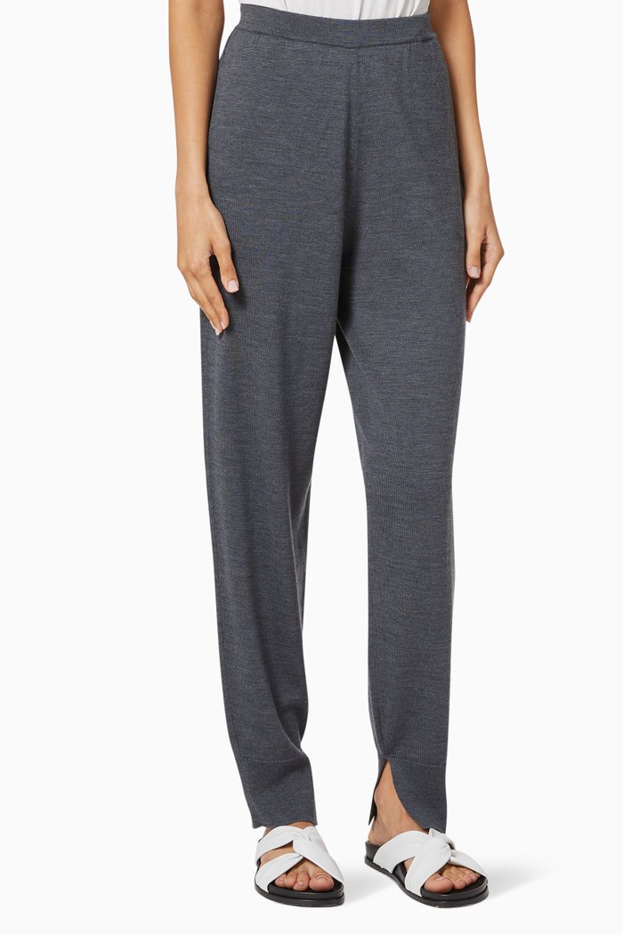 

Merino Wool Jogging Pants, Grey