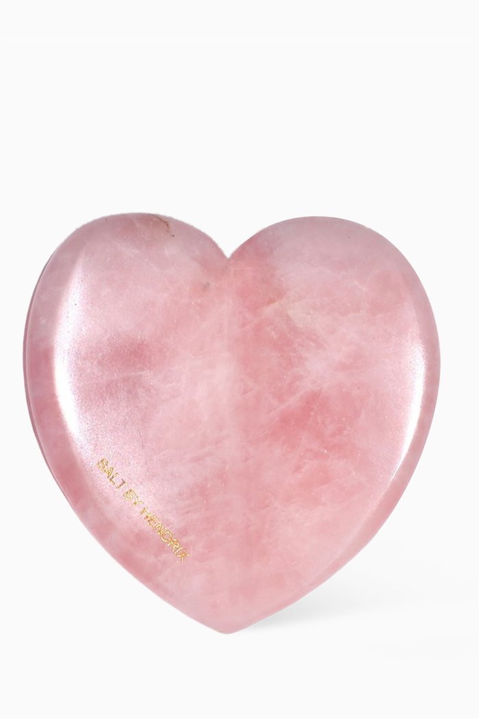 

The Love Gua Sha Rose Quartz Beauty Tool, Colourless